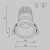 Lampa wbudowana Dip DL118-15W-2.7K-B - Maytoni