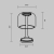 Lampa stołowa Spirito MOD286TL-L8G3K - Maytoni