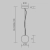Lampa wisząca Basic Texture MOD461PL-01BG - Maytoni