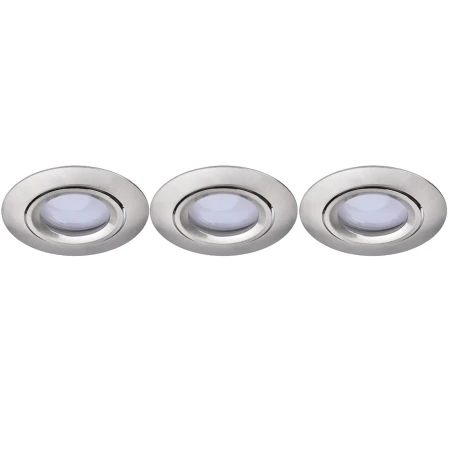 Zestaw trzech lamp sufitowych wpuszczanych SCOP 8304602448 - Lutec