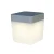 Lampa stojąca TABLE CUBE srebrnoszary 6908001337 – Lutec