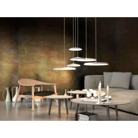 Lampa skandynawska wisząca szara  ARTIST 40 83093010 - Design For The People