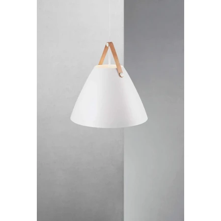 Lampa skandynawska wisząca biała  STRAP 48 84353001 - Design For The People