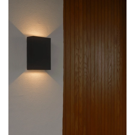 Kinkiet zewnętrzny IP44 czarny 2x3,75W Fold NO2518031203 - Nordlux