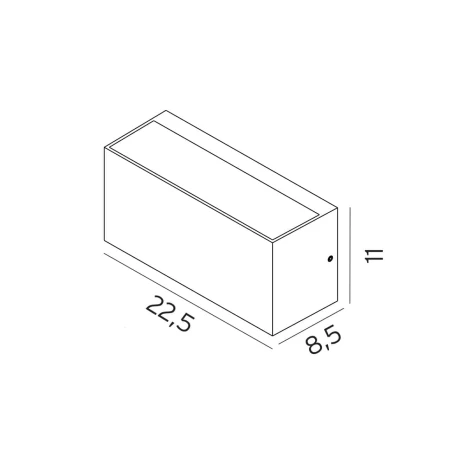 Kinkiet ogrodowy ASKER LED 1510B - Norlys