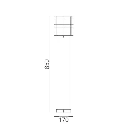 Lampa stojąca ogrodowa STOCKHOLM 85CM 297B - Norlys
