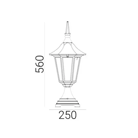 Lampa stojąca ogrodowa MODENA 300W - Norlys