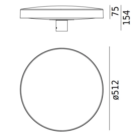 Głowica BORG LED 32W 3000K klosz satynowy 6150 – Norlys