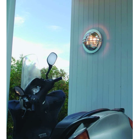 Lampa sufitowa zewnętrzna BREMEN E27, klosz przezroczysty 630 – Norlys