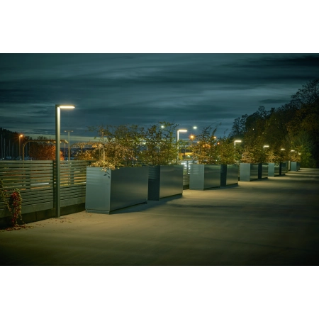 Latarnia jednosegmentowa ASKER LED 8,6W 4000K 236cm DALI2/NightDim IESNA typ III 5169 – Norlys