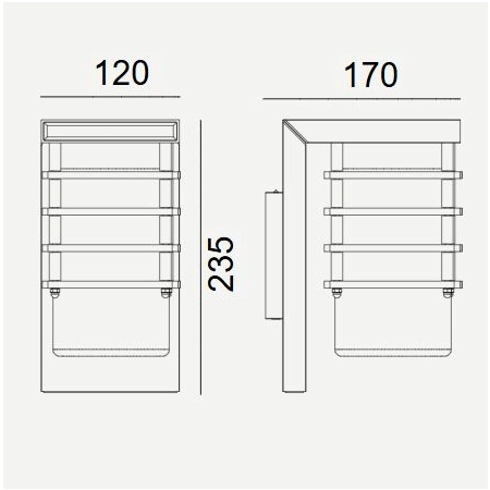 Kinkiet zewnętrzny TORP – Norlys