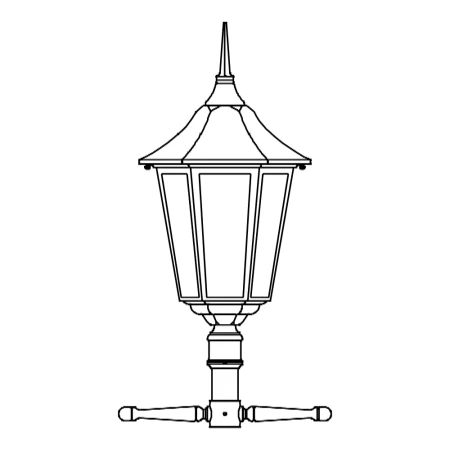Lampa na słup MODENA 3012B - Norlys