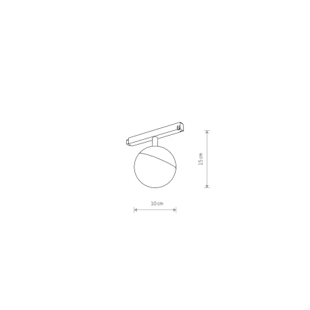 Lampa do szyn magnetycznych LVM LID LED 8W 3000K 10152 - Nowodvorski