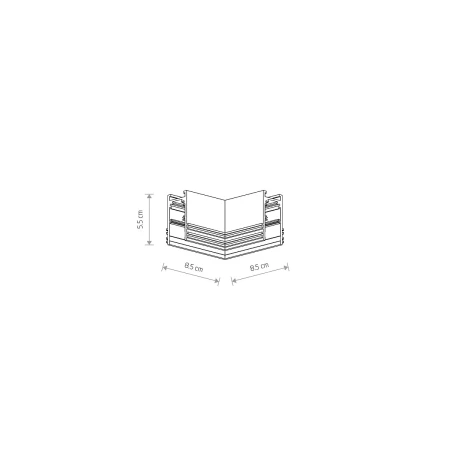 Łącznik podtynkowy do szyn magnetycznych LVM 10158 - Nowodvorski