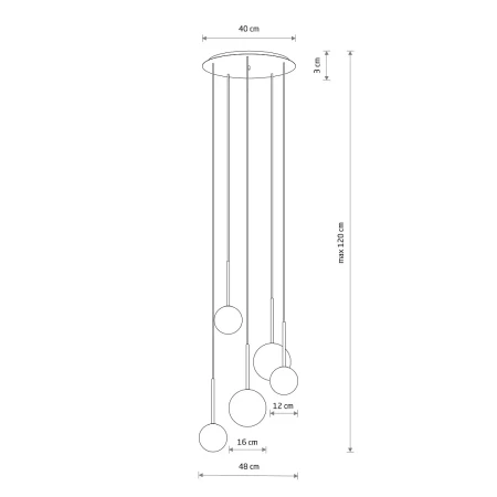 Lampa wisząca KARO V 10303 - Nowodvorski
