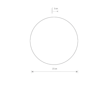 Kinkiet RING LED CHOCOLATE S 10315 - Nowodvorski