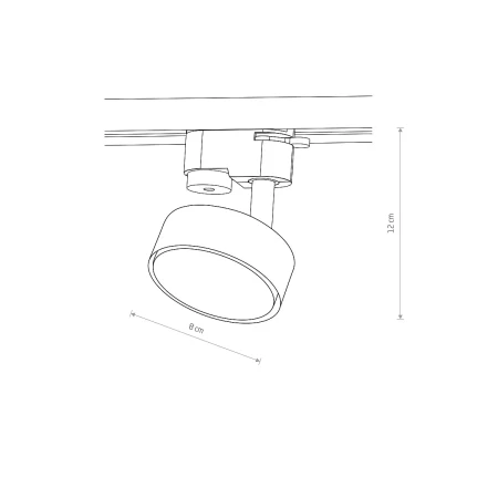 Lampa do szyn 1F PROFILE PUCK 10358 - Nowodvorski