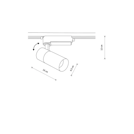 Lampa do szyn 1F PROFILE TINOS LED 20W 3000K BL 10383 - Nowodvorski