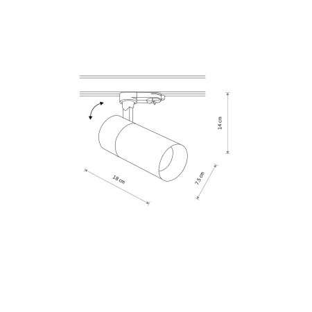 Lampa do szyn 3F CTLS TINOS LED 30W 3000K BL 10398 - Nowodvorski