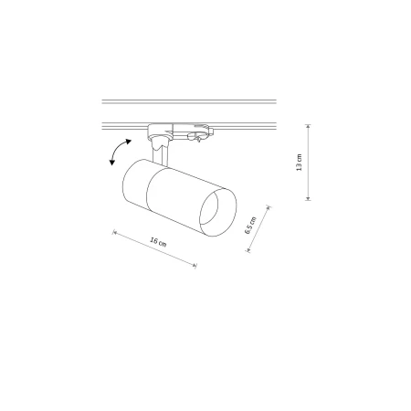 Lampa do szyn 3F CTLS TINOS LED 20W 4000K BL 10400 - Nowodvorski