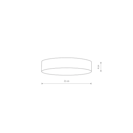 Lampa sufitowa LID ROUND LED 35W 3000K WHITE 10404 - Nowodvorski