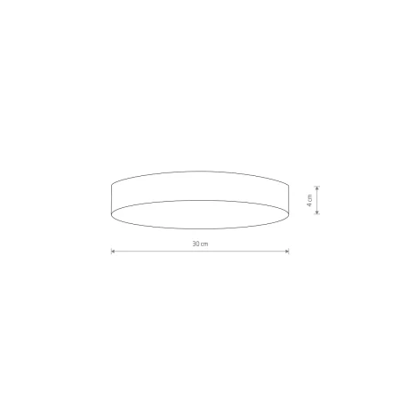 Lampa sufitowa LID ROUND LED 50W 4000K BLACK 10418 - Nowodvorski