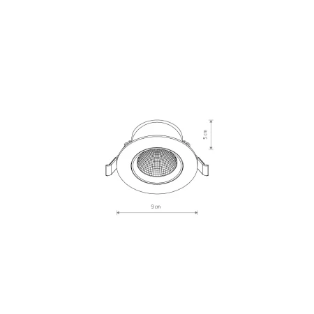 Lampa do wbudowania EGINA LED 5W 4000K BL 10550 - Nowodvorski