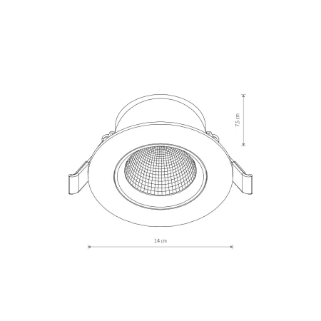 Lampa do wbudowania EGINA LED 15W 4000K BL 10558 - Nowodvorski