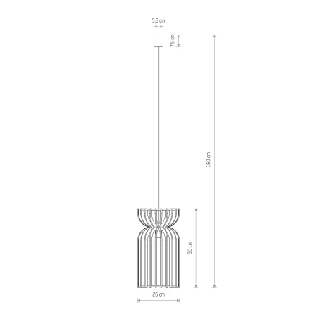 Lampa wisząca KYMI A 10570 - Nowodvorski