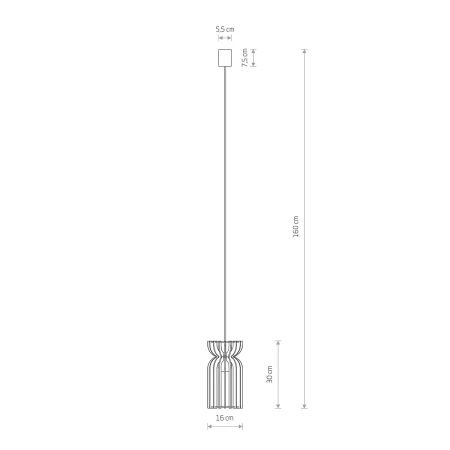 Lampa wisząca KYMI B 10571 - Nowodvorski