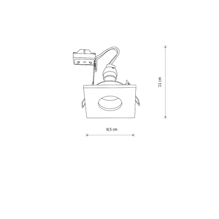 Lampa wpuszczana BAHIA IP44 10712 - Nowodvorski