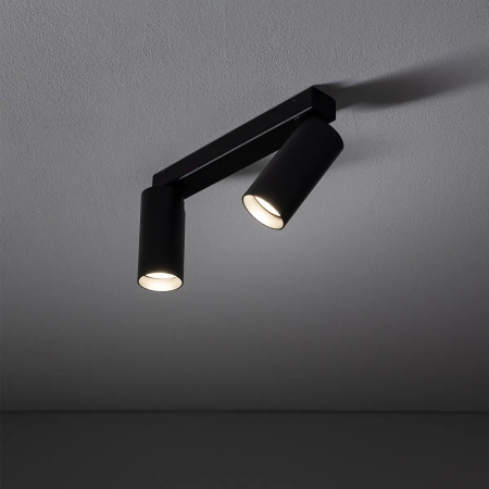 Lampa sufitowa FOURTY II czarna 2xGU10 R35 10737 - Nowodvorski