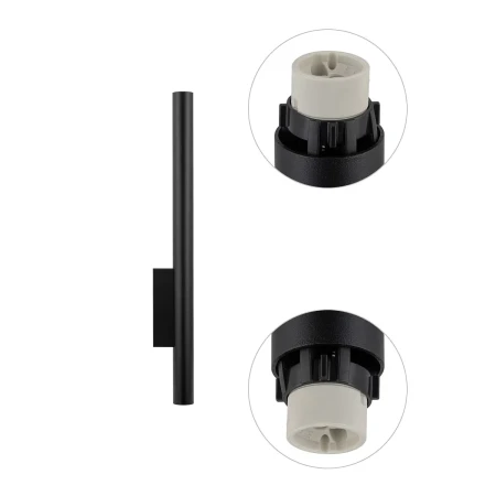 Kinkiet FOURTY WALL XL BLACK 10759 - Nowodvorski