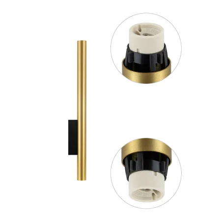 Kinkiet FOURTY WALL XL SOLID BRASS 10760 - Nowodvorski