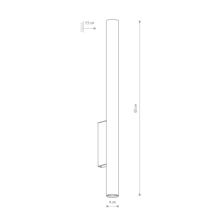 Kinkiet FOURTY WALL XL SOLID BRASS 10760 - Nowodvorski