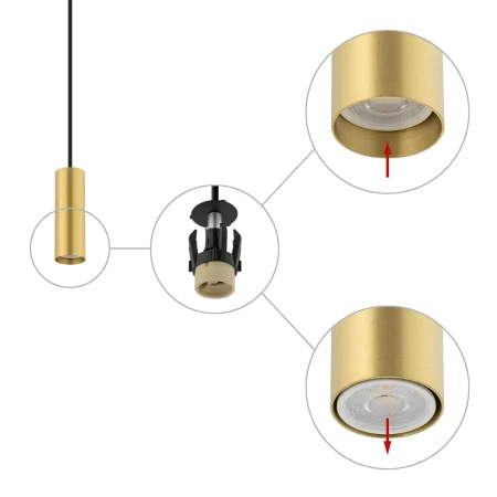 Lampa wisząca FOURTY S SOLID BRASS 10766 - Nowodvorski