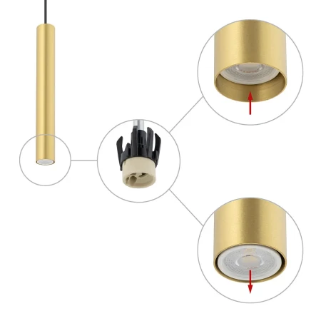 Lampa wisząca FOURTY M SOLID BRASS 10772 - Nowodvorski