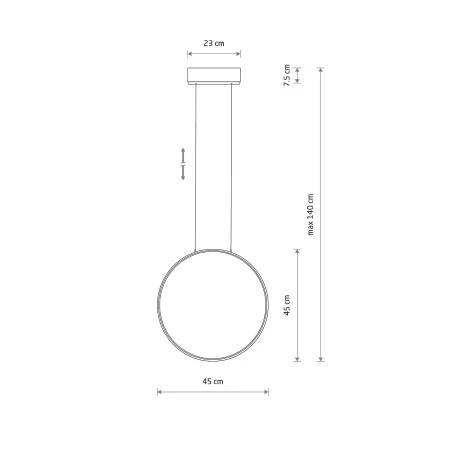 Lampa wisząca CIRCOLO LED S 4000K 10860 - Nowodvorski