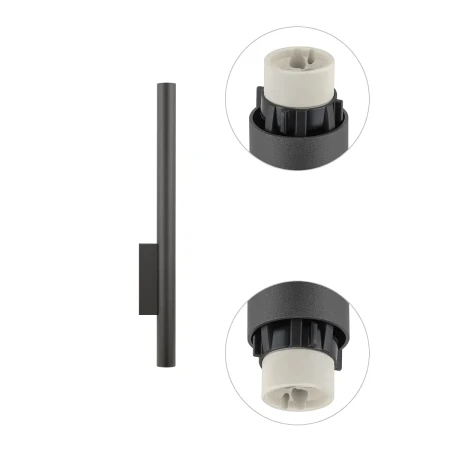 Kinkiet FOURTY WALL XL UMBRA GRAY 10893 - Nowodvorski