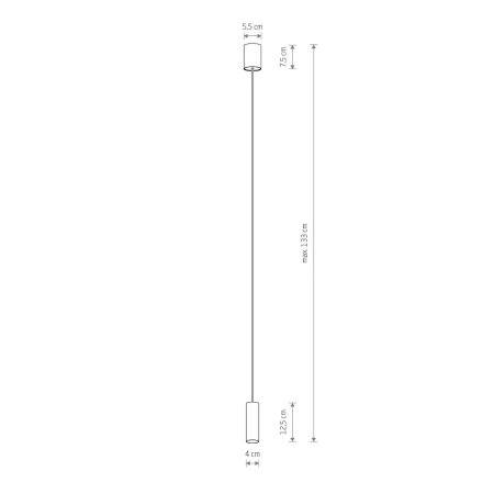 Lampa wisząca FOURTY S UMBRA GRAY 10901 - Nowodvorski