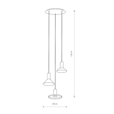 Lampa wisząca HERMANOS III BLACK 10905 - Nowodvorski