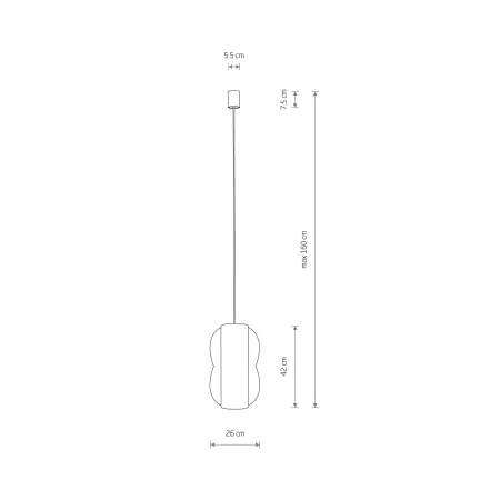 Lampa wisząca PUKET M 11161 - Nowodvorski