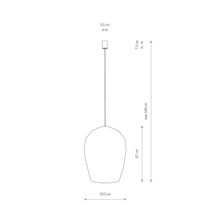Lampa wisząca HAITI BLACK L 11168 - Nowodvorski