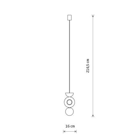 Lampa wisząca DROPS WOOD B 11174 - Nowodvorski