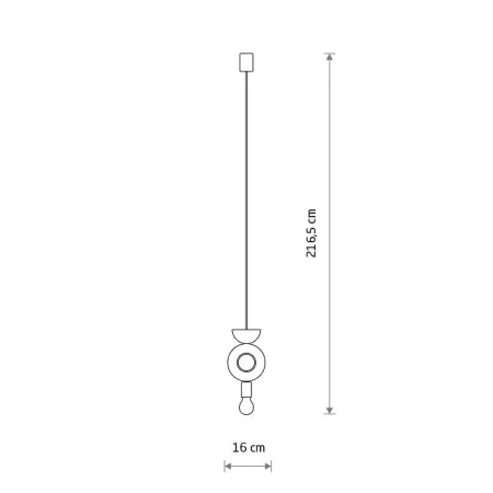 Lampa wisząca DROPS WOOD D 11176 - Nowodvorski