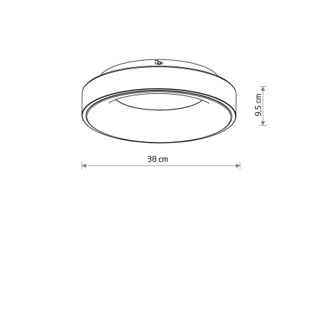 Plafon NIKKI ROUND LED WHITE 32W 4000K 11203 - Nowodvorski