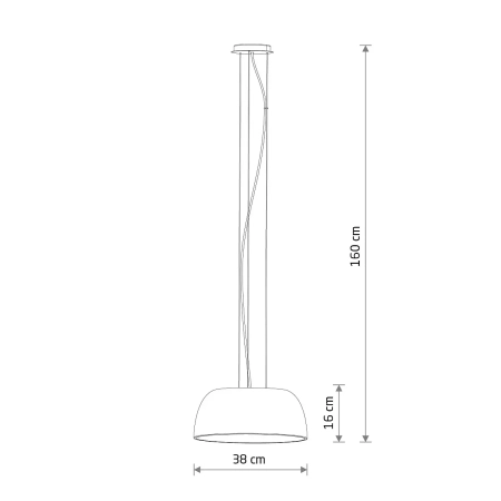 Lampa wisząca SATELLITE S biała 11228 - Nowodvorski