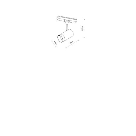 Lampa do szyn magnetycznych UT-LVM SPOT LED 9W 3000K 11315 - Nowodvorski