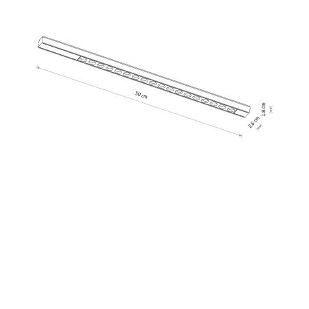 Oprawa liniowa do szyn magnetycznych UT-LVM FOCUS LED 18W 4000K 11332 - Nowodvorski