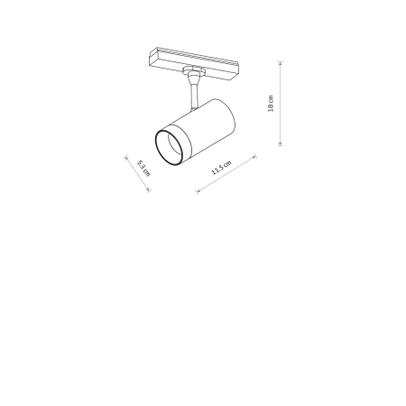 Lampa do szyn magnetycznych UT-LVM SPOT LED 12W 4000K 11342 - Nowodvorski